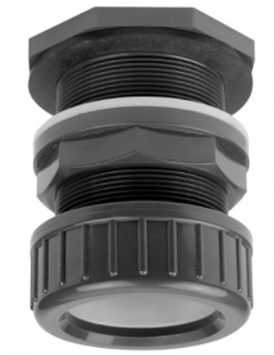 PVC-U doorvoer met klemring